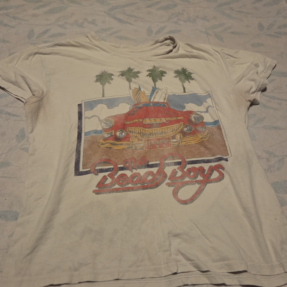 Vintage Graphic Tee - Cream
